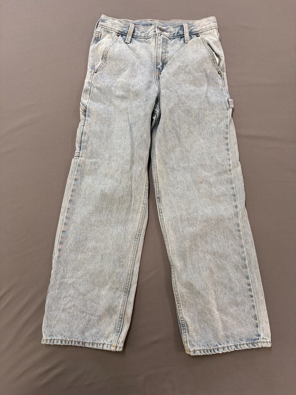 Old Navy • Boys Light Wash Original Baggy Jeans Size 12 adjustable waist - Picture 1 of 4